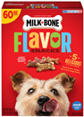 Milk-Bone Flavor Snacks Small Dog Biscuits, Flavored Crunchy Dog Treats, 60 Oz