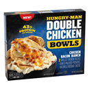 Hungry-Man Double Chicken Bacon Ranch Bowls with Mashed Potatoes