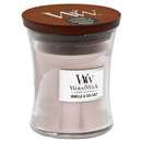 Woodwick Medium Hourglass Candle, Vanilla & Sea Salt