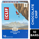 CLIF Bar, Chocolate Chip, Non-Gmo Energy Bars - 10-2.4 oz