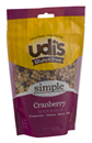 Udi's Gluten Free sweet & Fruity Cranberry Granola
