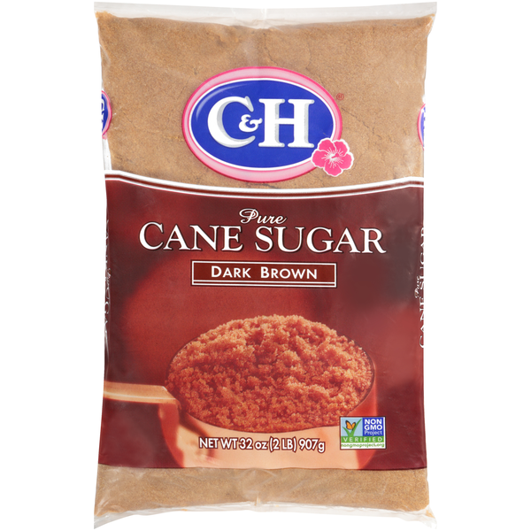 ●BROWN SUGA C&H Premium Pure Cane Dark Brown Sugar | Hy-Vee Aisles
