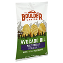 Boulder Canyon Avocado Oil Malt Vinegar & Sea Salt Canyon Cut Kettle Cooked Potato Chips