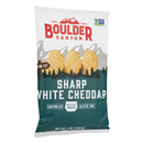 Boulder Canyon Sharp White Cheddar Canyon Cut Kettle Cooked Gluten Free Chips