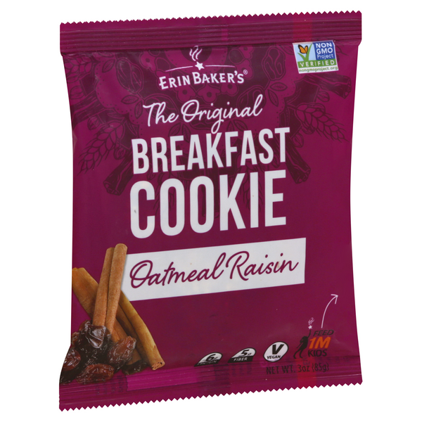 Erin Bakers Breakfast Oatmeal Raisin Cookie HyVee Aisles Online