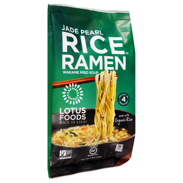 Lotus Foods Gluten Free Jade Pearl Rice Ramen w/Miso Soup | Hy-Vee ...