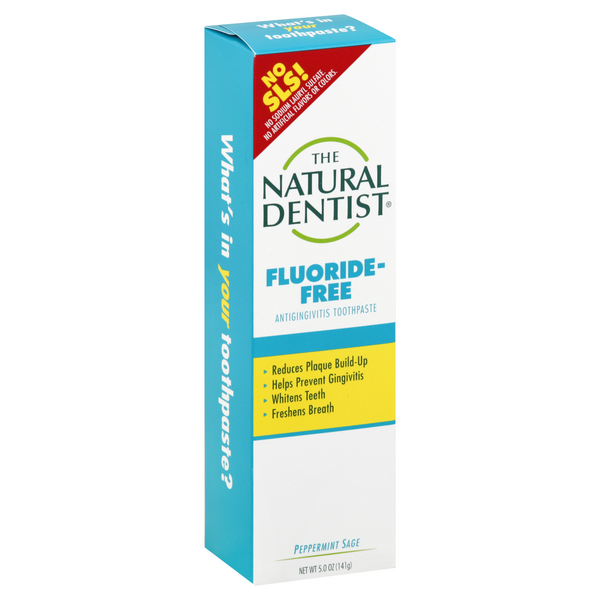 natural dentist fluoride free toothpaste