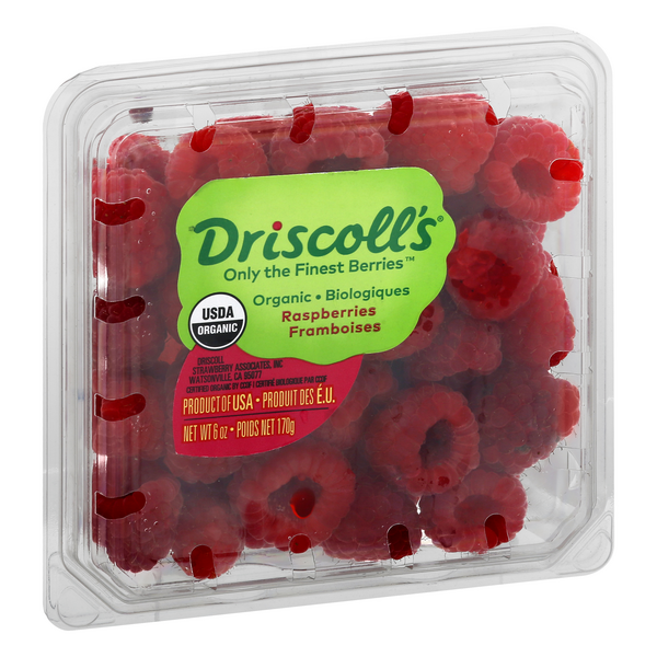 Organic Driscoll Raspberries HyVee Aisles Online Grocery Shopping