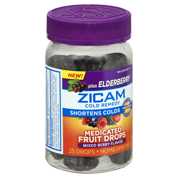 Zicam Mixed Berry Plus Elderberry Medicated Fruit Drops HyVee Aisles Online Grocery Shopping