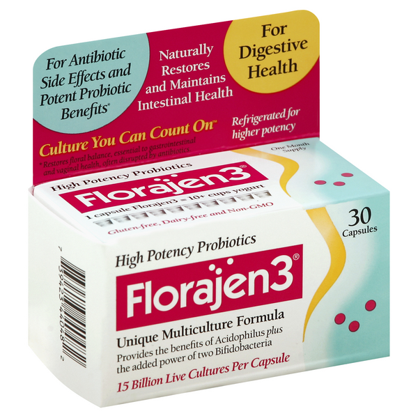 Florajen 3 Probiotic Dietary Supplement Capsules | Fig App