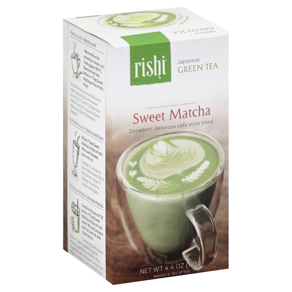 Rishi Sweet Matcha Japanese Green Tea Latte Mix | Hy-Vee Aisles