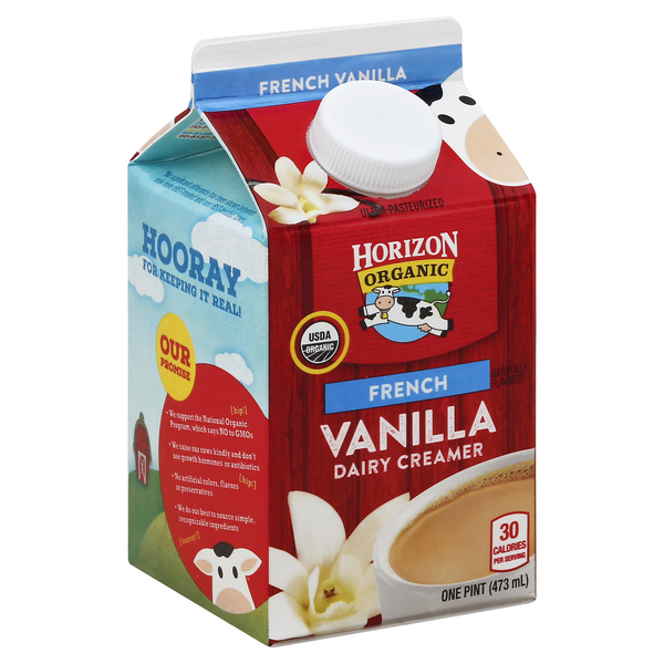 Horizon Organic French Vanilla Dairy Creamer | Hy-Vee Aisles