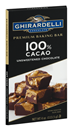 Ghirardelli 100% Cacao Unsweetened Chocolate Premium Baking Bar
