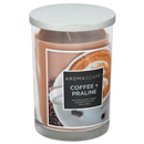 Aromascape Candle, Soy Wax Blend, Coffee + Praline