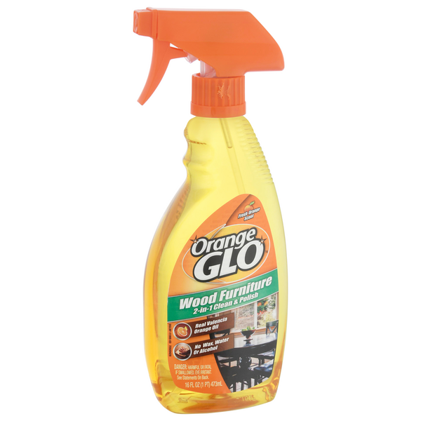 Orange Glo 2-In-1 Clean & Polish Orange Scent Wood Furniture | Hy