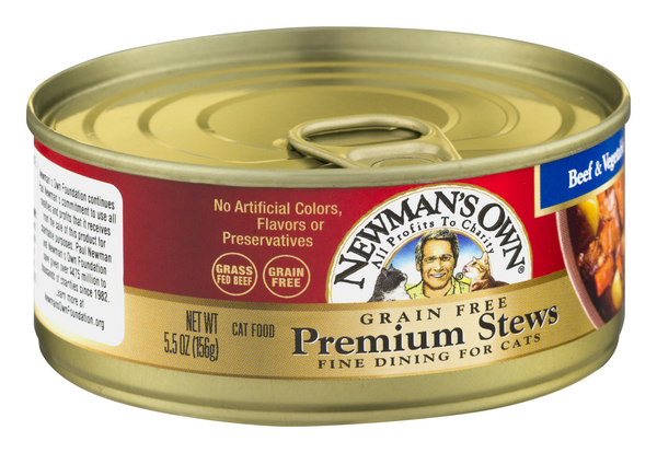 newman's own grain free cat food