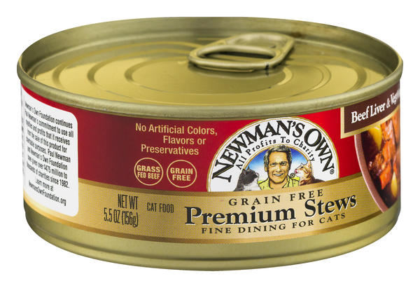 Newman s Own Cat Food Grain Free Beef Liver Vegetable Stew