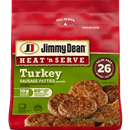 Jimmy Dean Heat 'N Serve Breakfast Turkey Sausage Patties, 26 Count