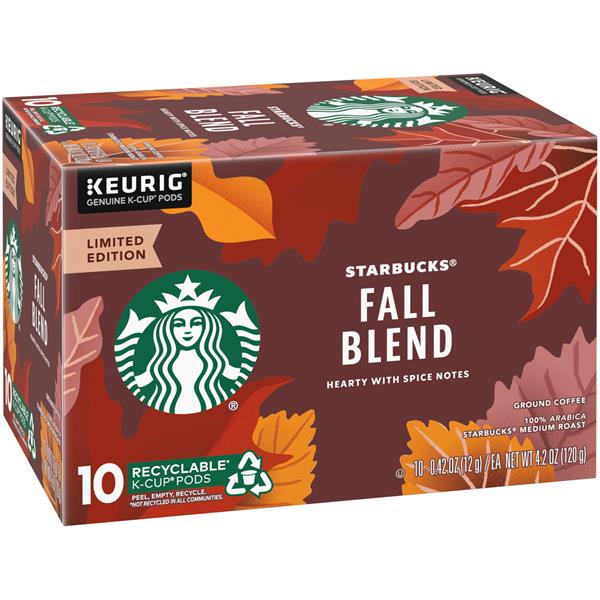Starbucks Fall Blend KCup Pods 100.42 oz ea HyVee Aisles Online