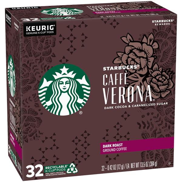 starbucks caffe verona decaf k cups