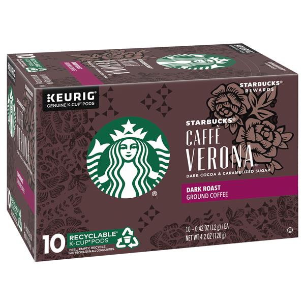 starbucks caffe verona decaf k cups