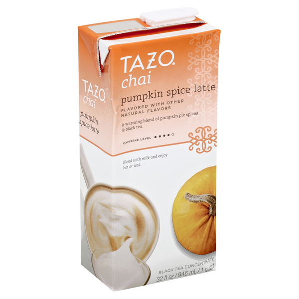 Tazo Pumpkin Spice Chai Latte Flavored Black Tea Concentrate | Hy
