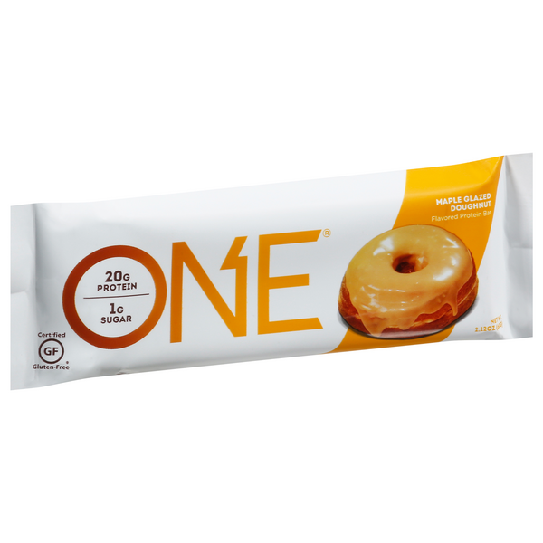 One Maple Glazed Donut Protein Bar 