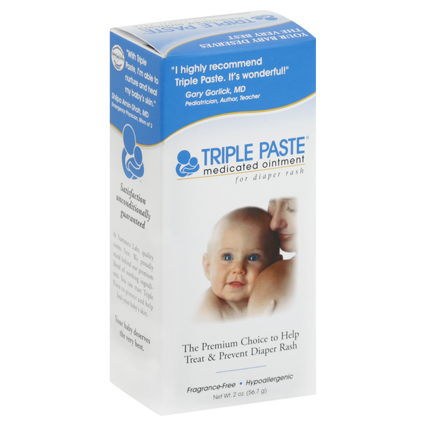 Triple Paste Medicated Ointment for Diaper Rash, 8-Ounce for sale online