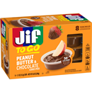 Jif To Go Peanut Butter & Chocolate Flavored Spread, 8-1.1 oz Cups