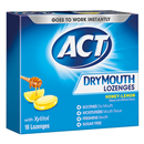Act Dry Mouth Lozenges Sugar Free Honey-Lemon