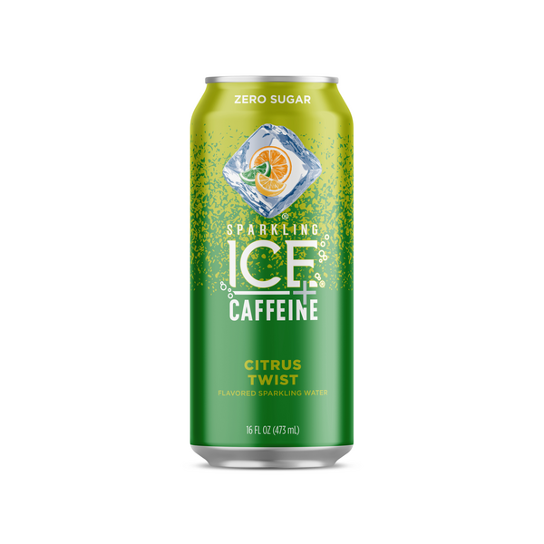 Sparkling Ice +Caffeine, Citrus Twist Flavored Sparkling Water