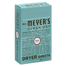 Mrs. Meyer's Clean Day Dryer Sheets Basil