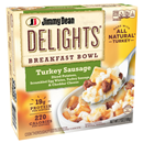 Jimmy Dean Delights Turkey Sausage Breakfast Bowl with Egg Whites, Potatoes, Turkey Sausage, & Cheese
