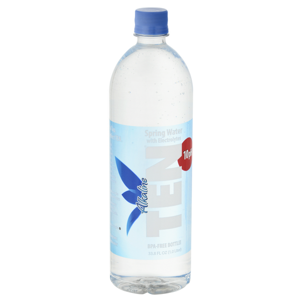 alkalife Ten Spring Water - 33.8 oz (Pack of 12)