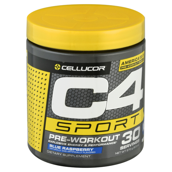 Cellucor C4 Sport Blue Raspberry PreWorkout Powder HyVee Aisles
