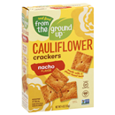 From the Ground Up Cauliflower Crackers Nacho Flavor