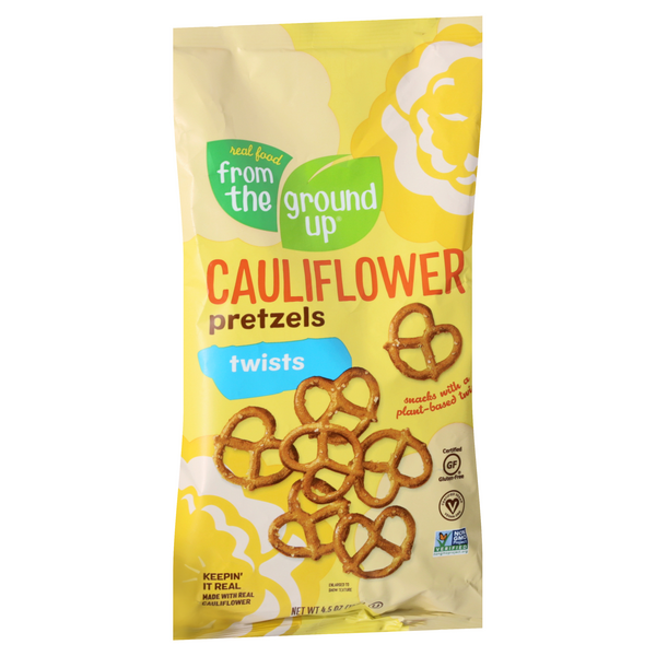 From The Ground Up Cauliflower Pretzels Twists Hy Vee Aisles Online Grocery Shopping