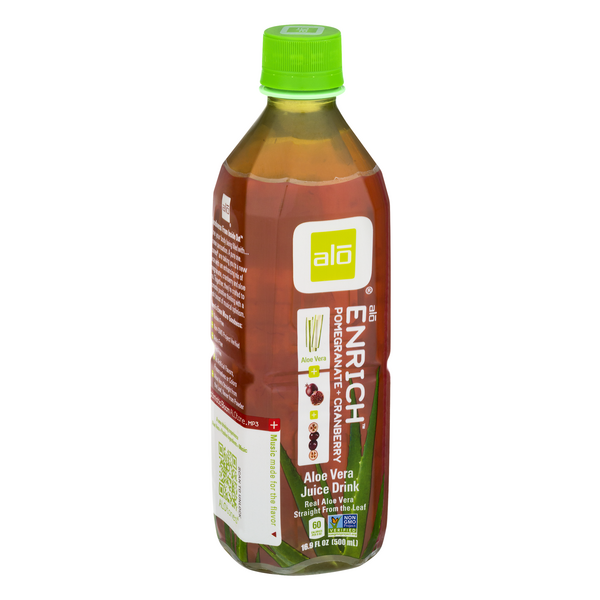 Alo Aloe Vera Juice Drink Pomegranate + Cranberry | Hy-Vee Aisles Online  Grocery Shopping