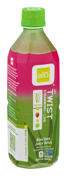 Alo Twist Strawberry + Lime Aloe Vera Juice Drink | Hy-Vee Aisles Online  Grocery Shopping