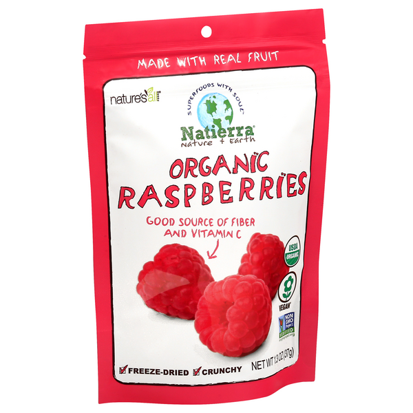 Natierra Organic Raspberries 1.3 oz | Hy-Vee Aisles Online Grocery Shopping