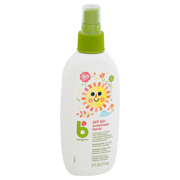 babyganics spf 50 sunscreen spray