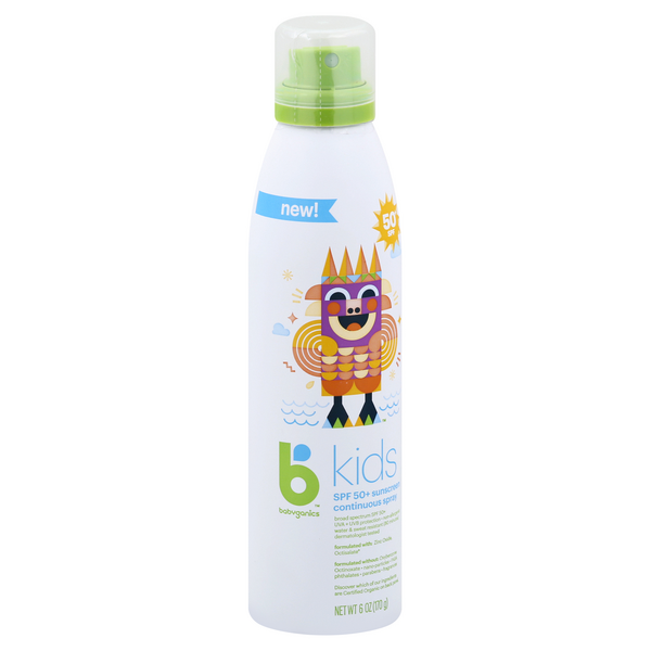 babyganics continuous spray sunscreen