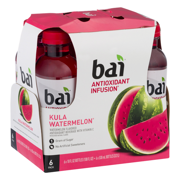 Bai Kula Watermelon Antioxidant Infusion 6Pk HyVee Aisles Online Grocery Shopping