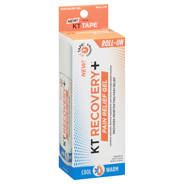 KT Recovery Pain Relief Gel Roll On HyVee Aisles Online Grocery Shopping