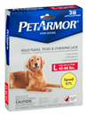 PetArmor For Dogs Kills Fleas, Ticks & Chewing Lice 45-88 Lbs 3Ct