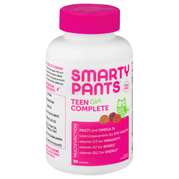 Smarty Pants Teen Girl Complete Gummies | Hy-Vee Aisles Online Grocery ...