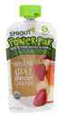 Sprout Organic Toddler Puree, Apple, Apricot & Strawberry Superfruit