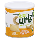 Sprout Organic Curlz White Cheddar Baked Toddler Snacks