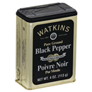 Watkins Black Pepper, Pure, Ground