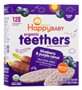 HappyBaby Organic Teethers Blueberry & Purple Carrot